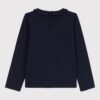 Maglietta a maniche lunghe Petit Bateau bambine modello A05FX Blu-1