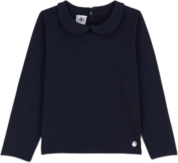 Maglietta a maniche lunghe Petit Bateau bambine modello A05FX Blu-0