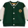 Cappotto bambino Petit Bateau Camarade Evergreen/Milk 6-24 mesi-0