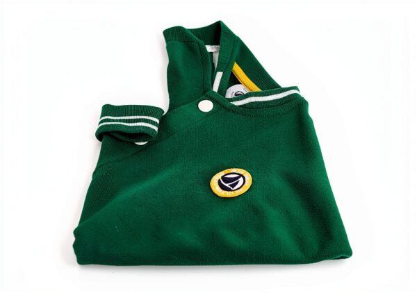 Cappotto bambino Petit Bateau Camarade Evergreen/Milk 6-24 mesi-4