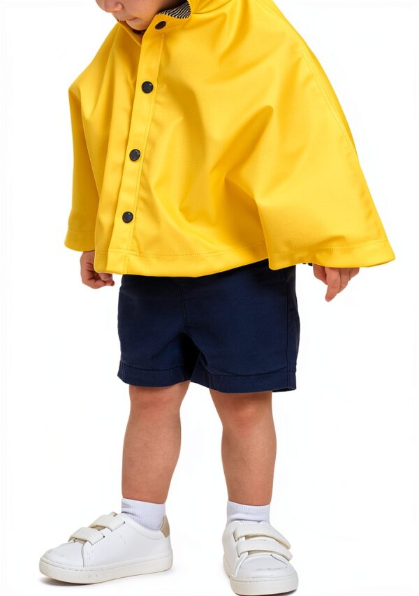 Mantello da bagno Petit Bateau Bimbo 0-24 Accappatoio Giallo A08FA-7