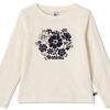 Maglietta bambina Petit Bateau T-shirt cotone elastico colore Latte-0