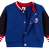 Giacca in pile Petit Bateau bimbo 0-24 mesi, colore Olympic/Sera-2