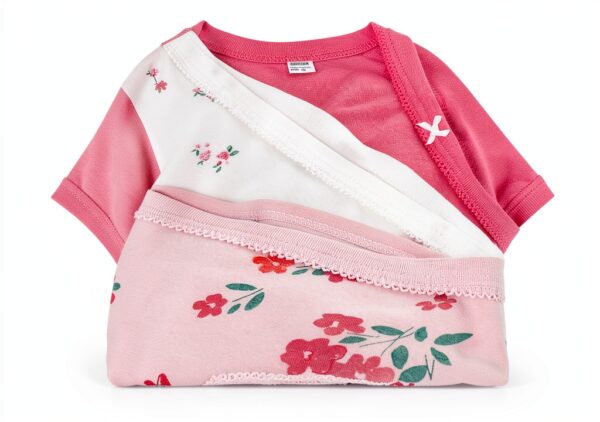 Mutandine per Bambini Petit Bateau Vita Alta Stampa Floreale-2