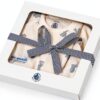 Body Petit Bateau A0aut Regalo Unisex 0-24 mesi Bianco/Grigio-3