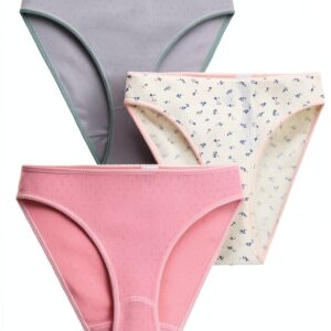 Petit Bateau Set Mutandine Donna Cotone Traforato Multicolore XS-0