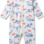 Petit Bateau Dormi Bene Pigiama Unisex 0-24 mesi Bianco/Multicolore-0