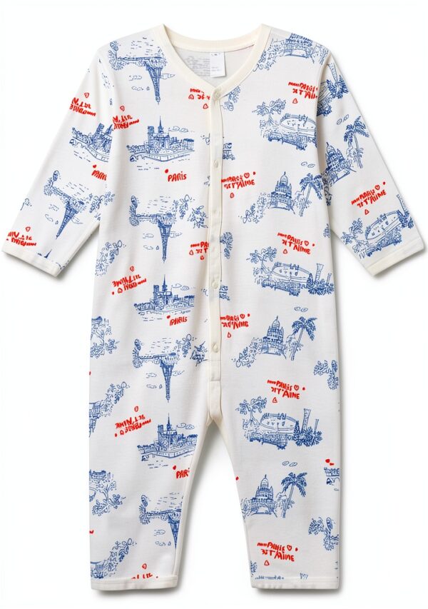 Petit Bateau Dormi Bene Pigiama Unisex 0-24 mesi Bianco/Multicolore-0