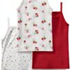 Petit Bateau Camicia con Bretelle per Bambine A0D3T – Set da 3 Taglie-1