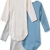 Body a maniche lunghe Petit Bateau modello A0BG200, 0-24 mesi-1