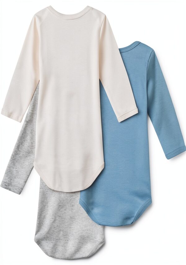 Body a maniche lunghe Petit Bateau modello A0BG200, 0-24 mesi-1