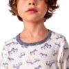 Pigiama Bambino Petit Bateau in Velluto Zebra, Modello A0DRZ, Colore-5