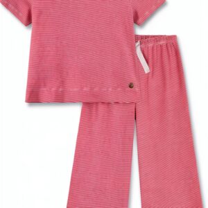 Petit Bateau Camicia Notte Peonia/Marshmallow per Bambine 2-12-0