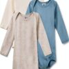 Body a maniche lunghe Petit Bateau modello A0BG200, 0-24 mesi-0