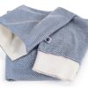 Petit Bateau Pigiama Donna a coste 1x1, colore Adriatic Marshmallow-3