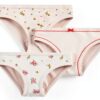 Petit Bateau Mutandine Giorno per Bambine, Set di 3 con Stampa-0