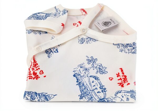 Petit Bateau Dormi Bene Pigiama Unisex 0-24 mesi Bianco/Multicolore-2