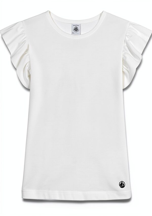 Petit Bateau T-Shirt Bambini e Ragazzi Marshmallow 6-10 anni-0