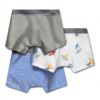 Petit Bateau Boxer (Pacco da 3) Bambini e Ragazzi-1