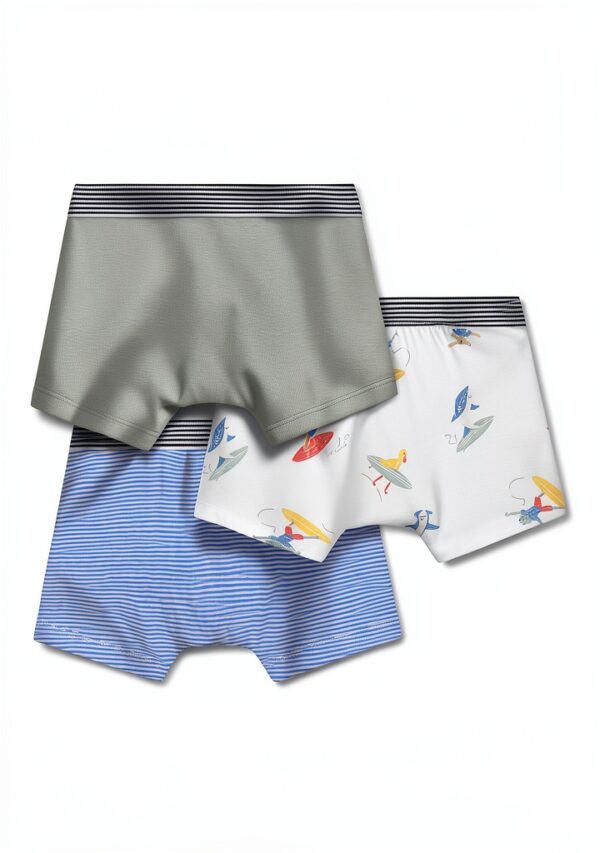 Petit Bateau Boxer (Pacco da 3) Bambini e Ragazzi-1