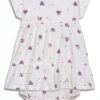 Petit Bateau Abito A Maniche Corte E Bloomer Bimba 0-24,-1