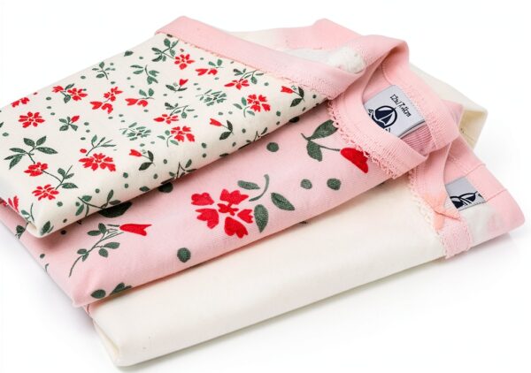 Petit Bateau Body A Maniche Corte Bimba - Pacco da 5 con Variante 1-2