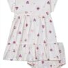 Petit Bateau Abito A Maniche Corte E Bloomer Bimba 0-24,-0