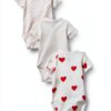 Petit Bateau A04o7 Body neonato manica corta Unisex - Bimbi 0-24 (Pacco da 3)-2