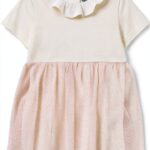 Petit Bateau Abito A Maniche Corte Bimba-0