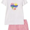 Petit Bateau Pyjacourt Bambine e Ragazze-0
