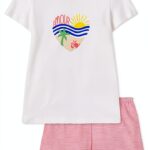 Petit Bateau Pyjacourt Bambine e Ragazze-0