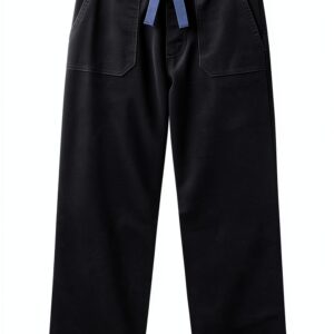 Petit Bateau Pantaloni Dritti per Bambini in Velluto Tinta Unità-0