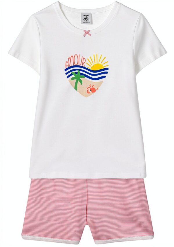 Petit Bateau Pyjacourt Bambine e Ragazze-2