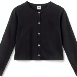 Petit Bateau Cardigan Donna in Cotone Tinta Unita, per Fumare., S-0