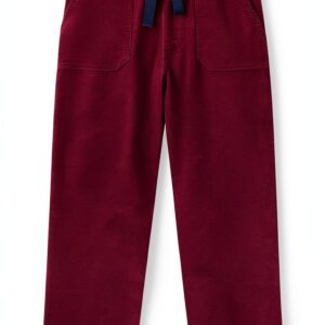 Pantaloni Petit Bateau per bambini in velluto tinta unita, modello-0