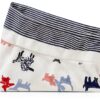 Slip Petit Bateau per bambini, set di 3 pezzi a coste e stampa cani,-2